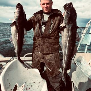 🇨🇿 CZ | Trojitý úlovek na papriky přibližně v 70 metrech. Treska Pollak s délkou něco přes metr je neskutečné torpédo a já...